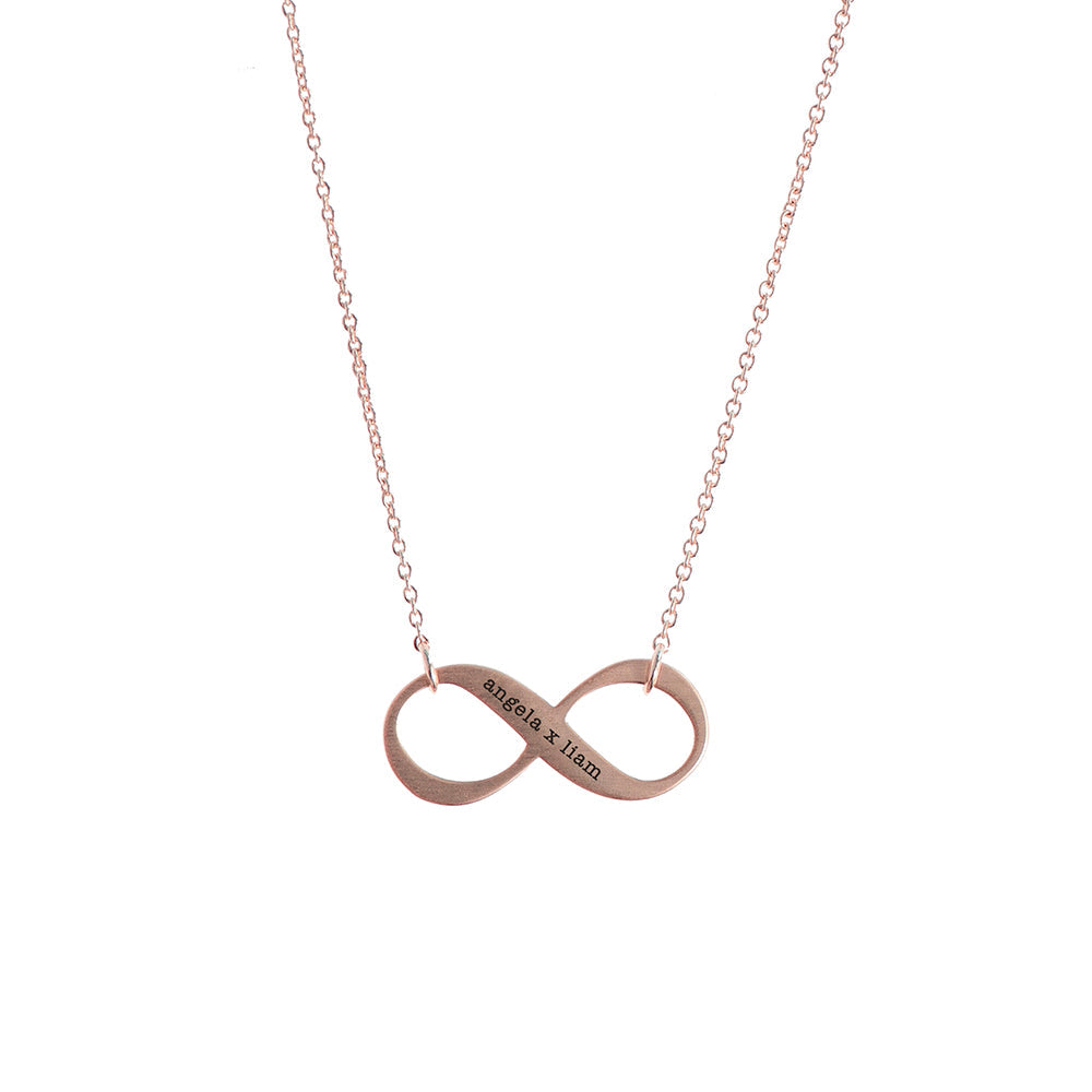 Personalised Infinity Twist Necklace