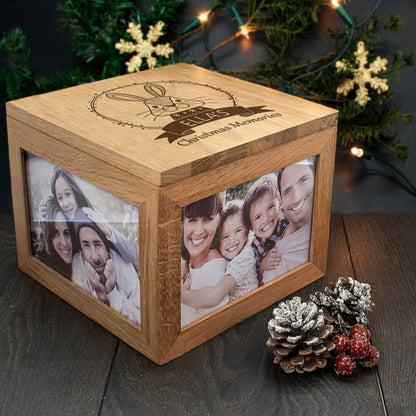 Personalised Woodland Rabbit Christmas Memory Box