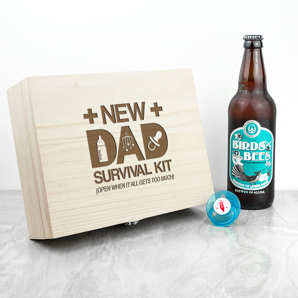 Personalised New Dad Survival Kit