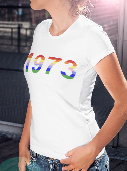Personalised Organic Bold Rainbow Year T-Shirt
