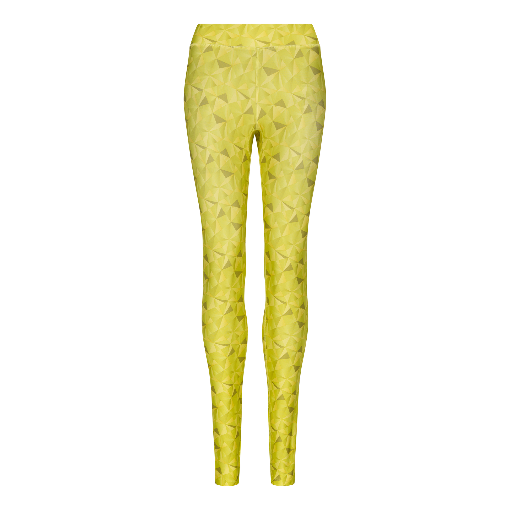 Yellow Geo Patterned Leggings for Women – Giftty